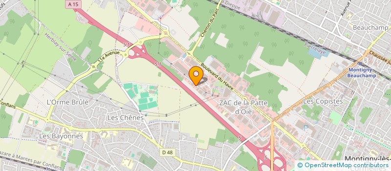 localisation de l'entreprise SCADA à HERBLAY-SUR-SEINE