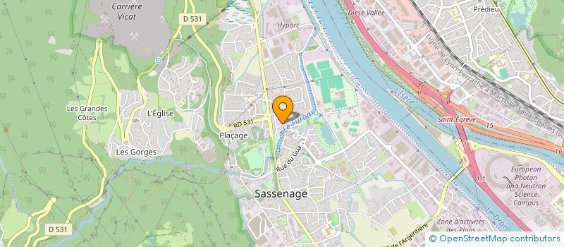 localisation de l'entreprise SCADA CONCEPT à SASSENAGE