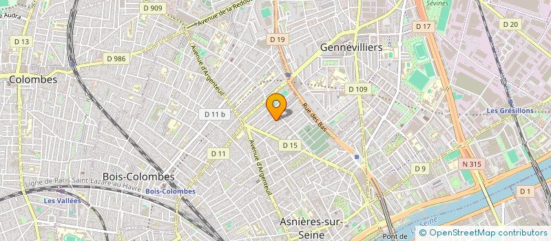 localisation de l'entreprise SCADALA  ASNIERES-SUR-SEINE
