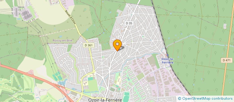 localisation de l'entreprise SCADAMETAL à ROISSY EN BRIE
