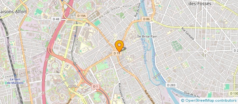 localisation de l'entreprise SCADAVINO à CRETEIL