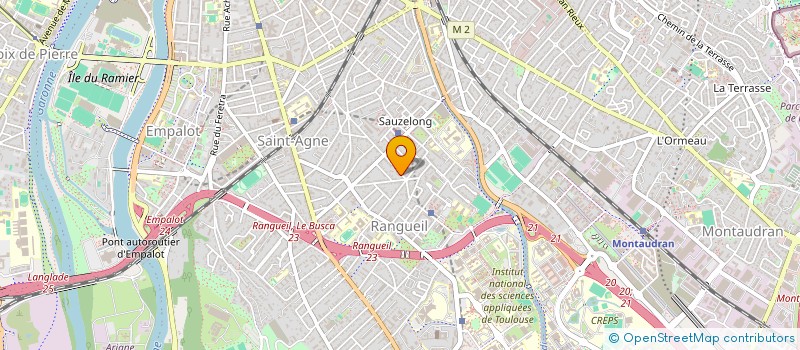 localisation de l'entreprise SCADINFO  TOULOUSE