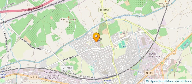 localisation de l'entreprise SCADIS FRANCE  LUNEL