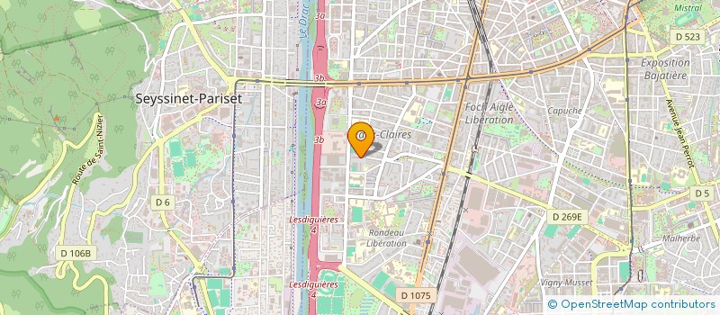 localisation de l'entreprise SCADUTO FRERES  GRENOBLE