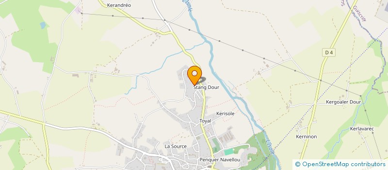 localisation de l'entreprise SCAER KLOAR PLONGEE (S.K.P)  SCAER