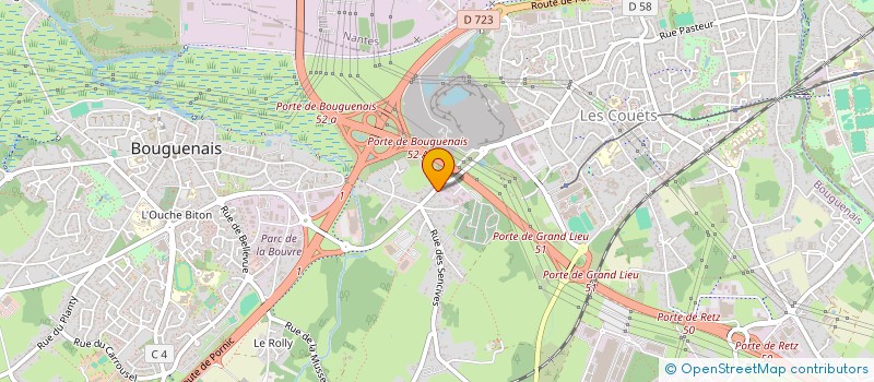 localisation de l'entreprise SCAER Y.C à BOUGUENAIS