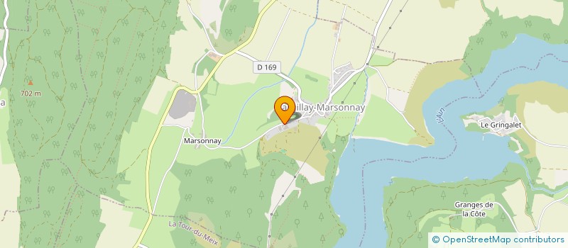 localisation de l'entreprise SCAF FRUITIERE DE LA ST CHRISTOPHE  LARGILLAY-MARSONNAY