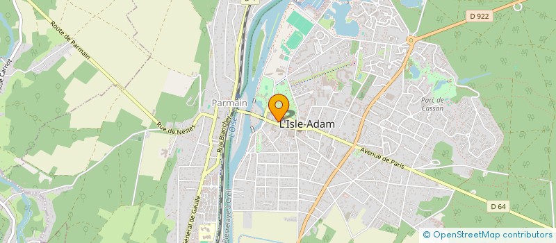 localisation de l'entreprise SCAFOG  BREUILLET