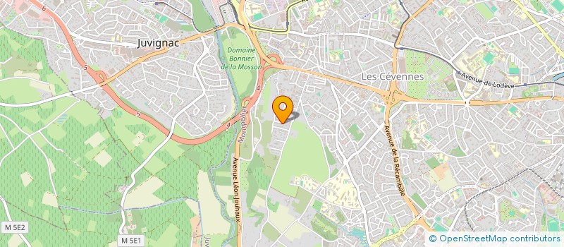 localisation de l'entreprise SCAGESTRANS à MONTPELLIER