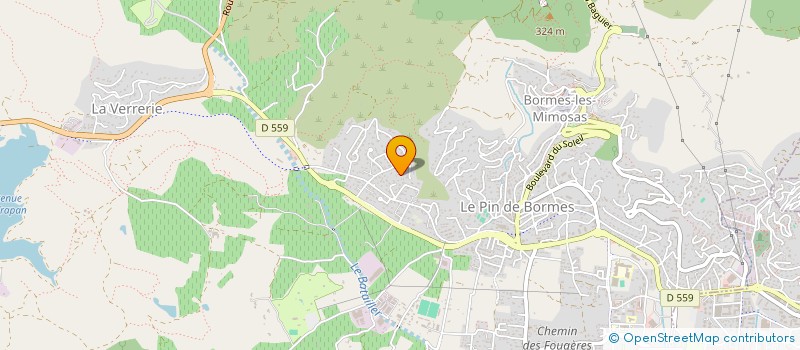 localisation de l'entreprise SCAGLIARINO INVESTISSEMENTS à BORMES-LES-MIMOSAS