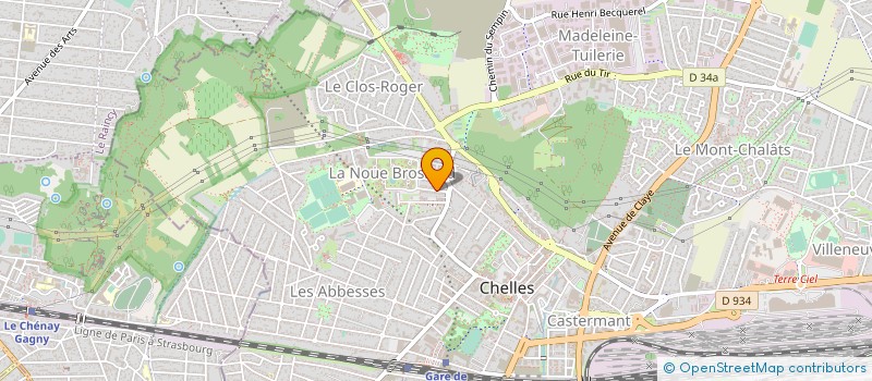 localisation de l'entreprise SCAI IND  CHELLES