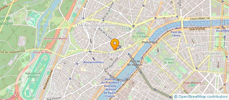 localisation de l'entreprise SCAIRD STE COURT ASSURANCE RIS  PARIS