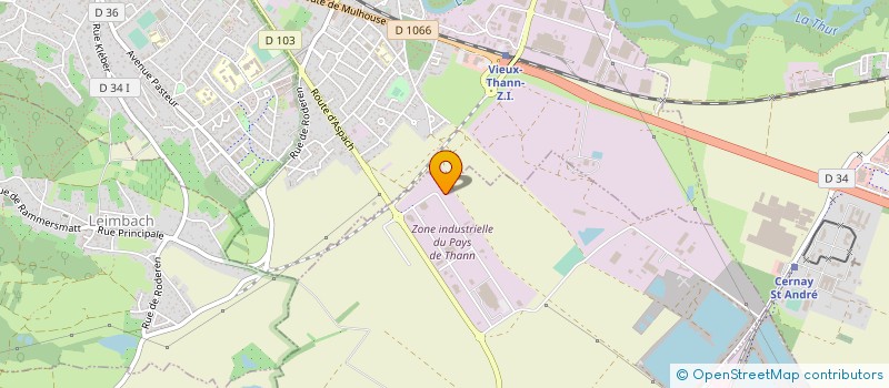 localisation de l'entreprise SCAITA à ASPACH-MICHELBACH