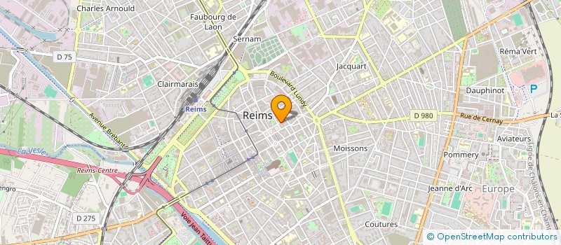 localisation de l'entreprise SCAJPB  REIMS