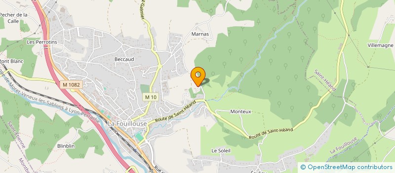 localisation de l'entreprise SCAL  LA FOUILLOUSE