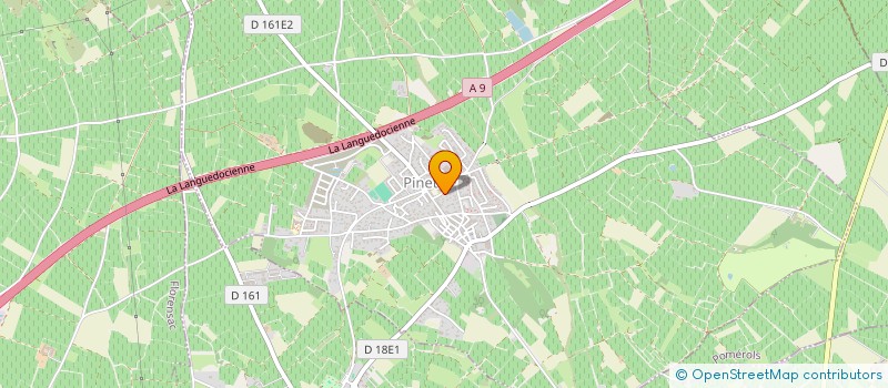 localisation de l'entreprise SCAL'IN LANGUEDOC-ROUSSILLON  TOURBES