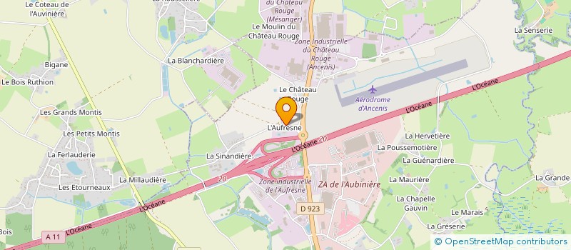 localisation de l'entreprise SCAL SYSTEMES à ANCENIS-SAINT-GEREON