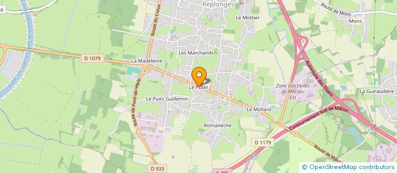 localisation de l'entreprise SCALA à REPLONGES