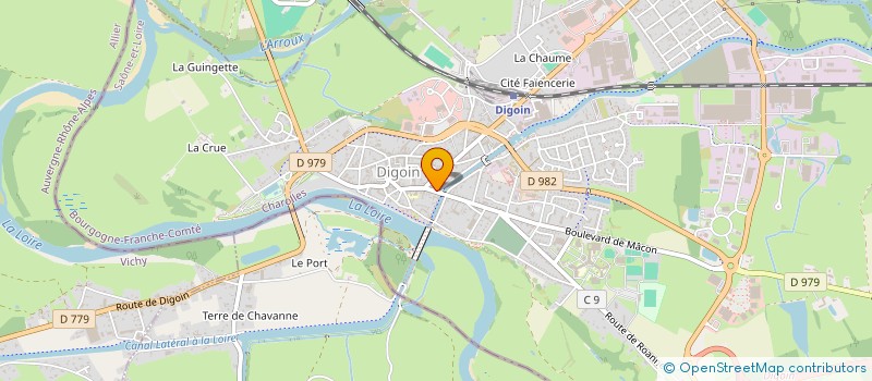 localisation de l'entreprise SCALA & CO à DIGOIN
