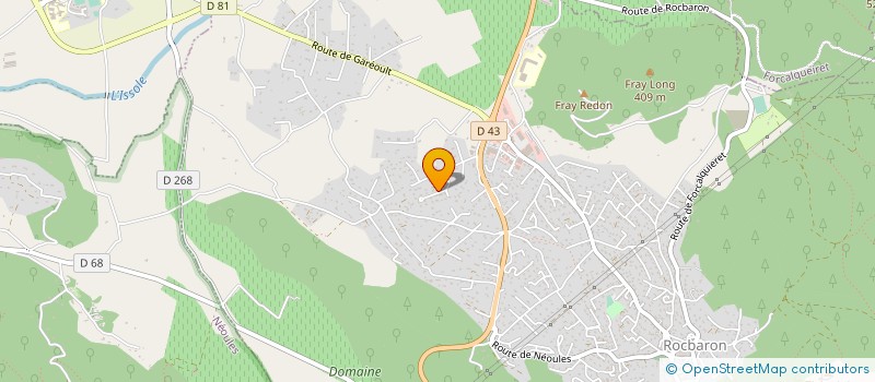 localisation de l'entreprise SCALA ELEC à ROCBARON