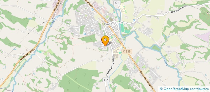 localisation de l'entreprise SCALA FAMILY  PAVIE