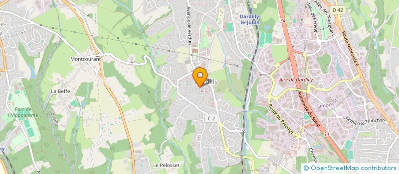 localisation de l'entreprise SCALA IMMOBILIER  DARDILLY