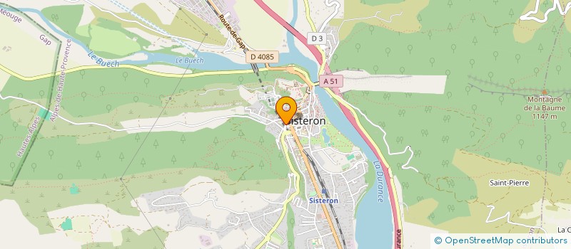 localisation de l'entreprise SCALA PETERELEC ELECTRO MENAGE à SISTERON