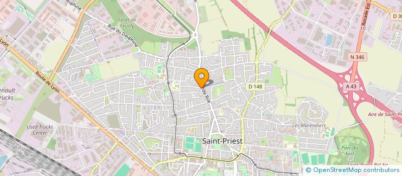 localisation de l'entreprise SCALABLA  SAINT-PRIEST