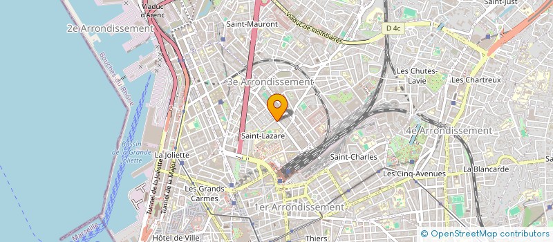 localisation de l'entreprise SCALABRINIENS A MARSEILLE à MARSEILLE