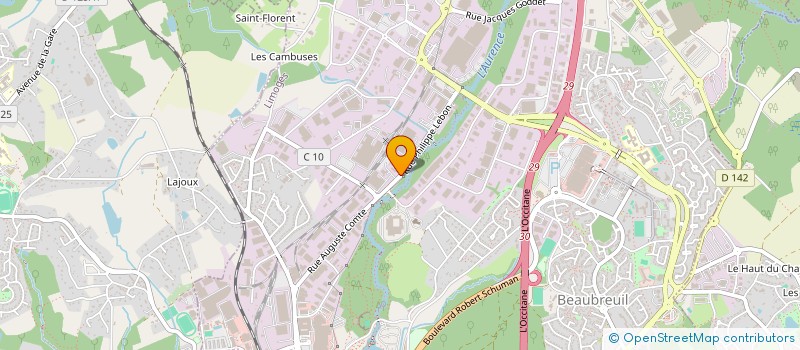 localisation de l'entreprise SCALAE à LIMOGES