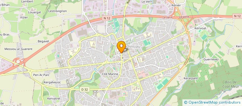 localisation de l'entreprise SCALAREN  LANDIVISIAU