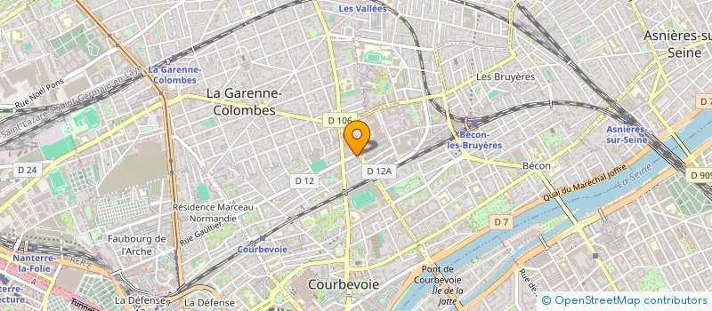 localisation de l'entreprise SCALARFRAME CONSULTING à COURBEVOIE