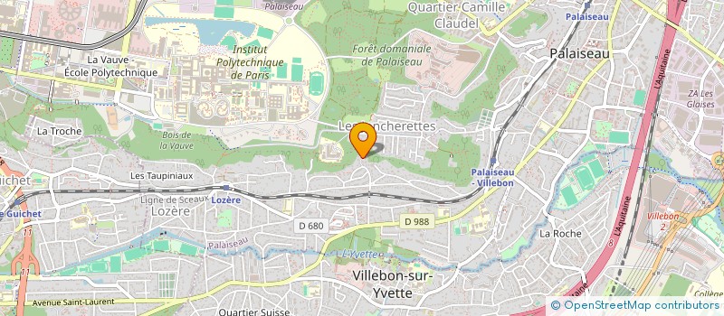 localisation de l'entreprise SCALAXIO  PALAISEAU