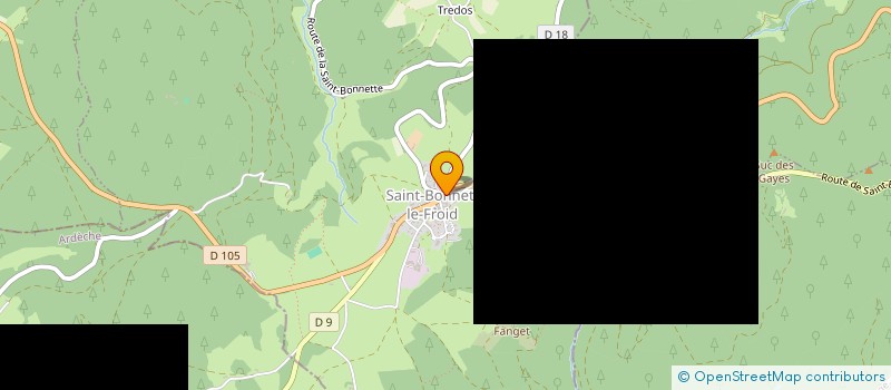 localisation de l'entreprise SCALCHLO à SAINT-BONNET-LE-FROID