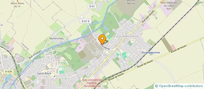 localisation de l'entreprise SCALDOPOSE  ESCAUDUVRES