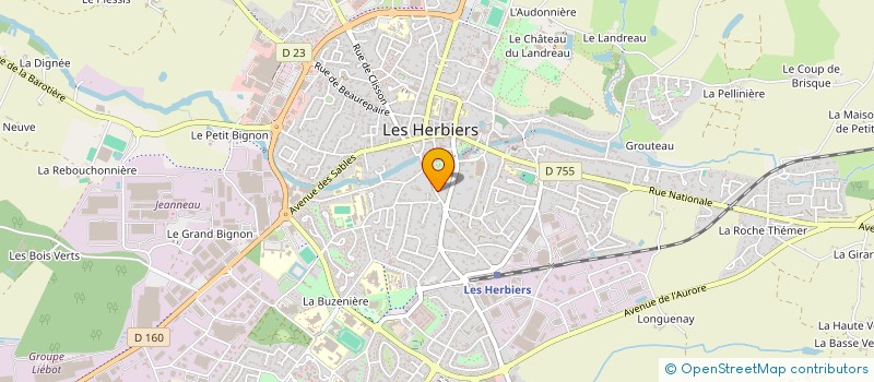 localisation de l'entreprise SCALE à LES HERBIERS