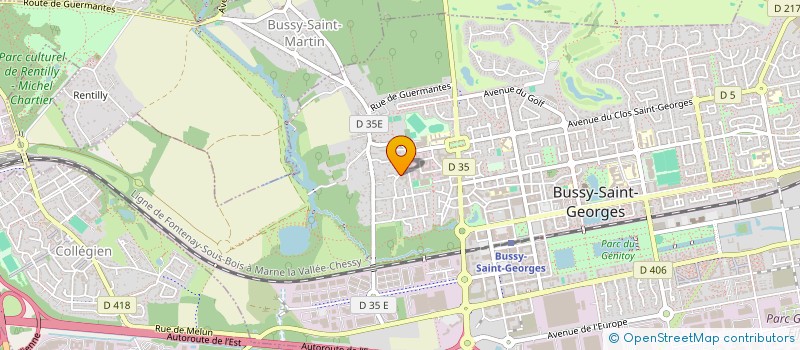 localisation de l'entreprise SCALE IT SERVICES  BUSSY-SAINT-GEORGES