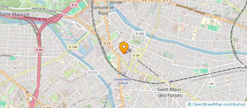 localisation de l'entreprise SCALE UP à SAINT-MAUR-DES-FOSSES