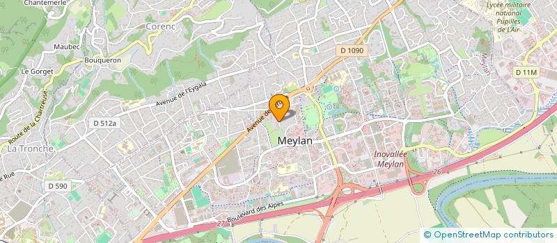 localisation de l'entreprise SCALE UP CONSULTING à MEYLAN