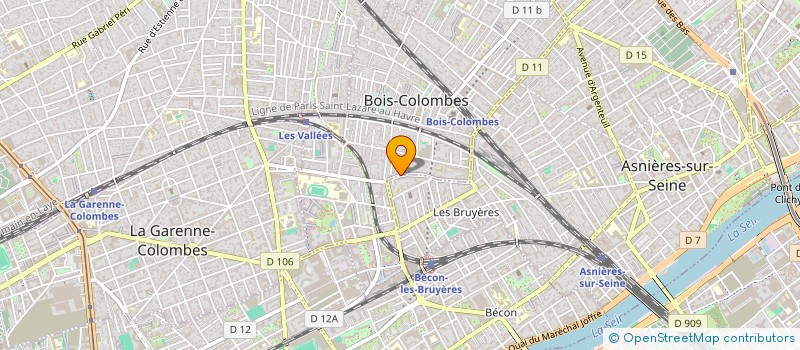 localisation de l'entreprise SCALEAS à BOIS-COLOMBES