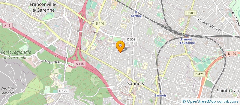 localisation de l'entreprise SCALED 2 à SANNOIS