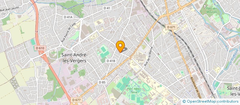 localisation de l'entreprise SCALEDEV  SAINT-ANDRE-LES-VERGERS