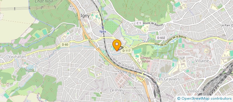 localisation de l'entreprise SCALENE  IGNY