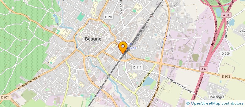 localisation de l'entreprise SCALENE à BEAUNE