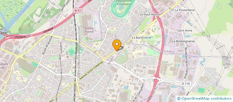 localisation de l'entreprise SCALEO à ANGERS
