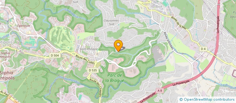 localisation de l'entreprise SCALEU  BIOT