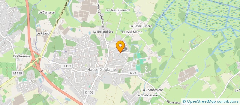 localisation de l'entreprise SCALEWEB à HAUTE-GOULAINE