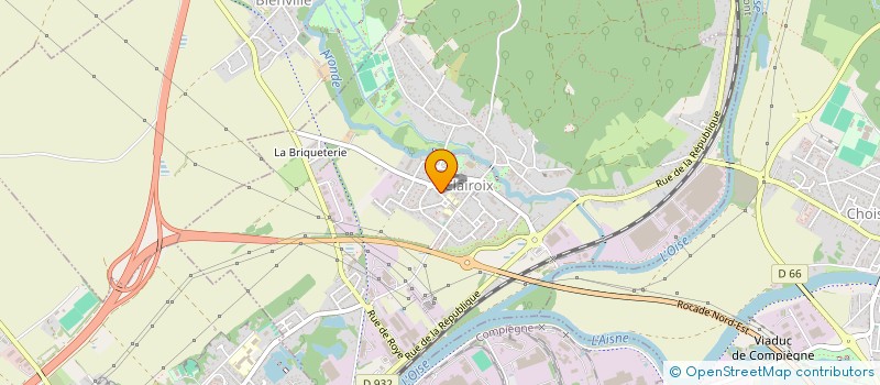 localisation de l'entreprise SCALEX  CLAIROIX