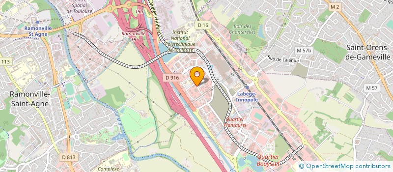 localisation de l'entreprise SCALIAN DPC à TOULOUSE