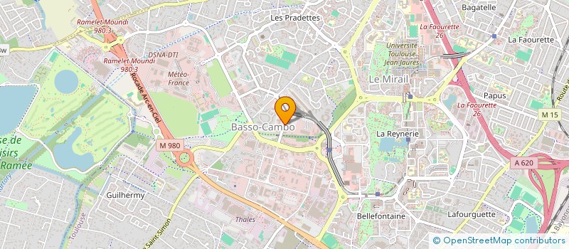 localisation de l'entreprise SCALIAN DS à TOULOUSE